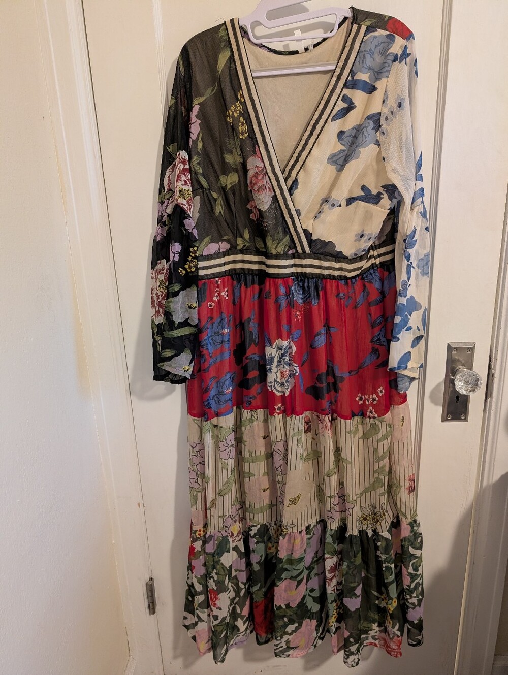Kaktus Women's Boho Floral Maxi Dress